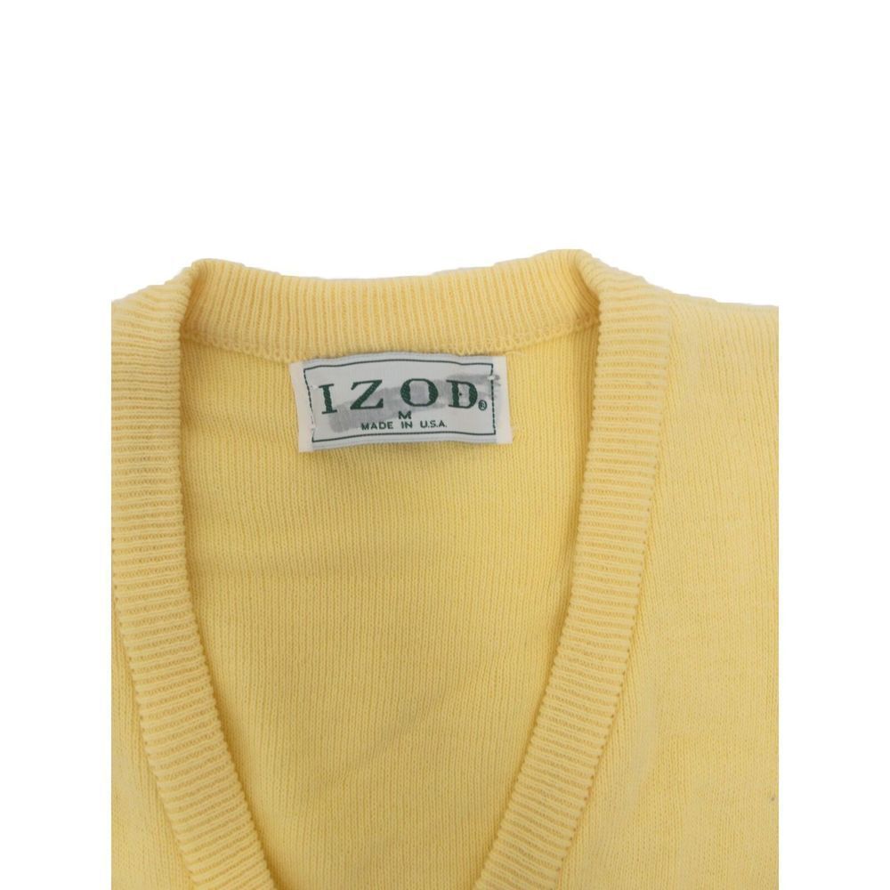 Vintage Izod Fleece Vest Made In Usa Mens Medium